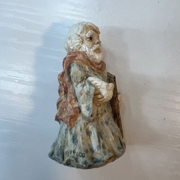 Vintage United Design Stone Critter Littles Noah Bible Figurine SCL-269 2” Used - Picture 4 of 6